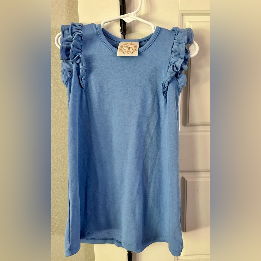 TBBC Ruehling Ruffle Dress - blue